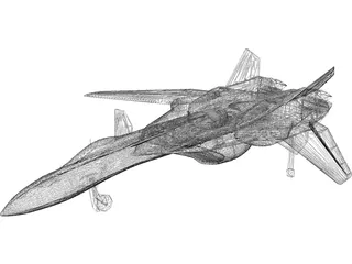 Sukhoi Su-47 Berkut 3D Model preview