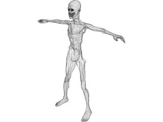 Zombie 3D Model preview