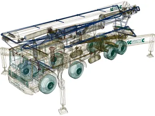 Schwing Truck 3D Model preview