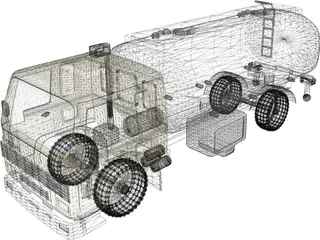Volvo Truck 3D Model preview