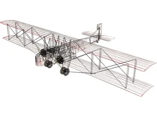 Farman F.60 Goliath 3D Model preview