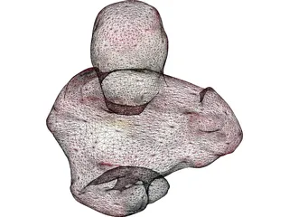 Ironman Bust 3D Model preview