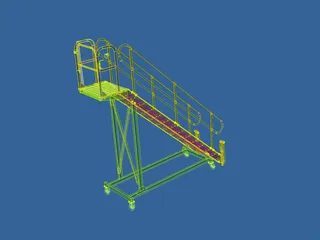 Mobile Platform 3D Model preview
