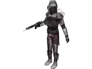 Cylon Classic 3D Model preview