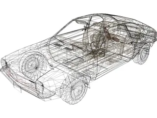 Ford Pinto 3D Model preview