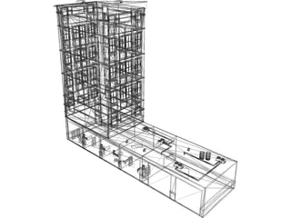 Autoservice 3D Model preview