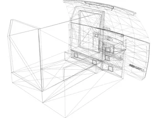 Dog Cage 3D Model preview