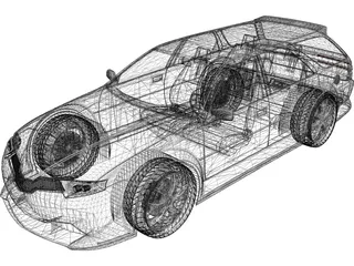 Concept Car QS 3D Model preview