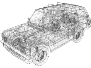Land Rover 3D Model preview