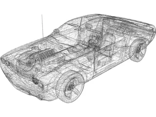 Dodge Challenger (2007) 3D Model preview