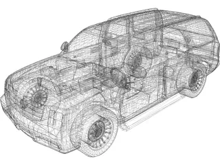 Cadillac Escalade 3D Model preview