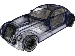 Concept Car 3D Model preview
