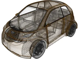 Concept Car 3D Model preview