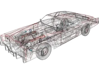 Cadillac Eldorado (1978) 3D Model preview