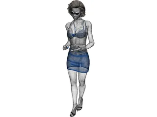 Woman 3D Model preview