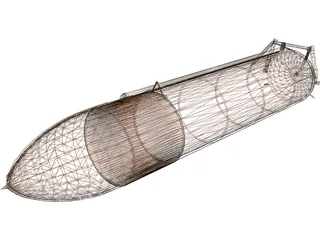 Space Shuttle External Tank 3D Model preview