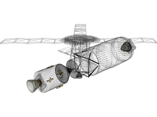 Skylab C 3D Model preview