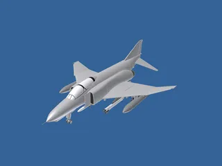 F-4E Phantom 3D Model preview
