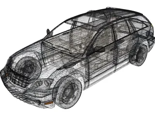 Chrysler Pacifica 3D Model preview