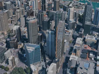 Auckland City, New Zealand (2024) 3D Model preview