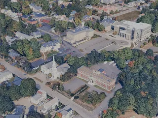 Augusta City, ME, USA (2024) 3D Model preview