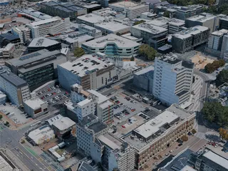 Christchurch City, New Zealand (2024) 3D Model preview