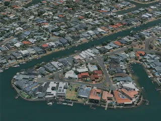 Gold Coast City, Australia (2023) 3D Model preview