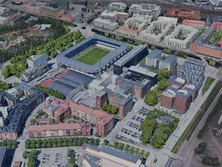 Gothenburg City, Sweden (2022) 3D Model preview