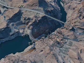 Hoover Dam, USA (2024) 3D Model preview
