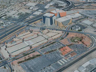 Las Vegas City, Downtown, USA (2024) 3D Model preview