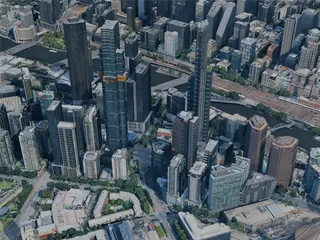 Melbourne City, Australia (2023) 3D Model preview