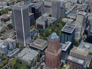 Portland City, OR, USA (2023) 3D Model preview