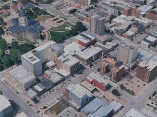 Topeka City, KS, USA (2024) 3D Model preview