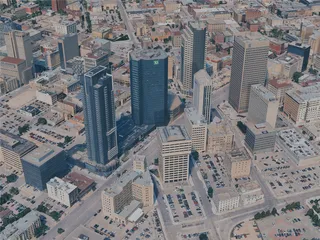 Winnipeg City, Canada (2024) 3D Model preview