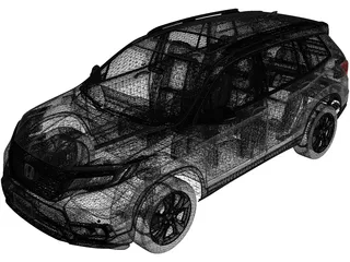 Honda Passport (2019) 3D Model preview