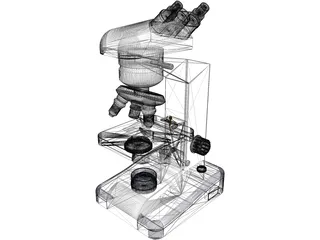 Microscope 3D Model preview