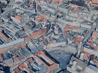 Augsburg City, Germany (2025) 3D Model preview