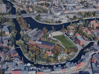 Bydgoszcz City, Poland (2023) 3D Model preview