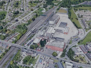 Dundalk City, Ireland (2023) 3D Model preview