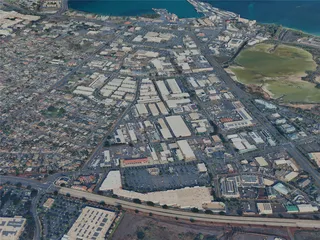 Kahului City, HI, USA (2025) 3D Model preview