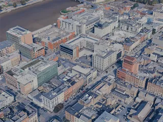 Limerick City, Ireland (2024) 3D Model preview