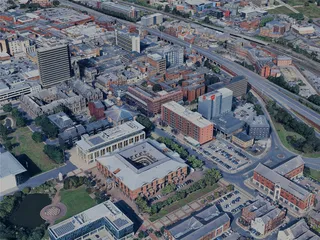 Middlesbrough City, UK (2024) 3D Model preview