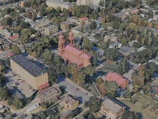 Panevezys City, Lithuania (2023) 3D Model preview