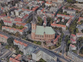 Szczecin City, Poland (2023) 3D Model preview