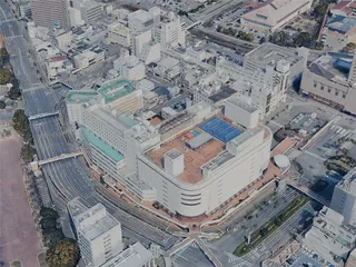 Tokushima City, Japan (2025) 3D Model preview