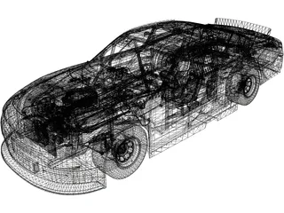 NASCAR Trophy Truck 3D Model preview