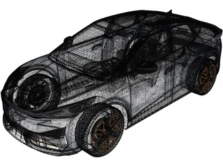 Volkswagen ID Unyx (2024) 3D Model preview