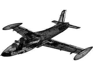 Aermacchi MB-326 3D Model preview
