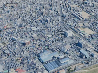 Fukuyama City, Japan (2025) 3D Model preview