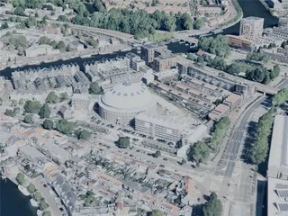 Haarlem City, Netherlands (2024) 3D Model preview